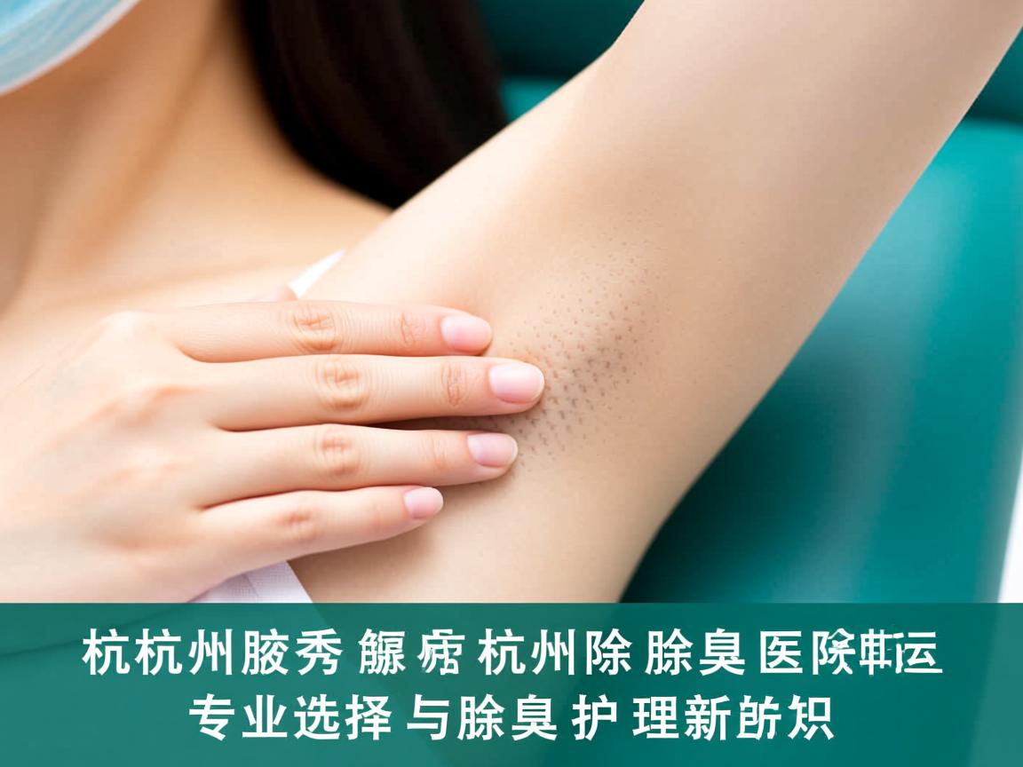 杭州腋秀解析，杭州除腋臭医院的专业选择与腋臭护理新知