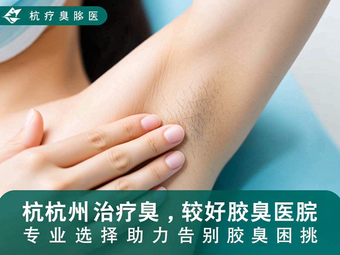 杭州治疗腋臭较好的医院，专业选择助力告别腋臭困扰