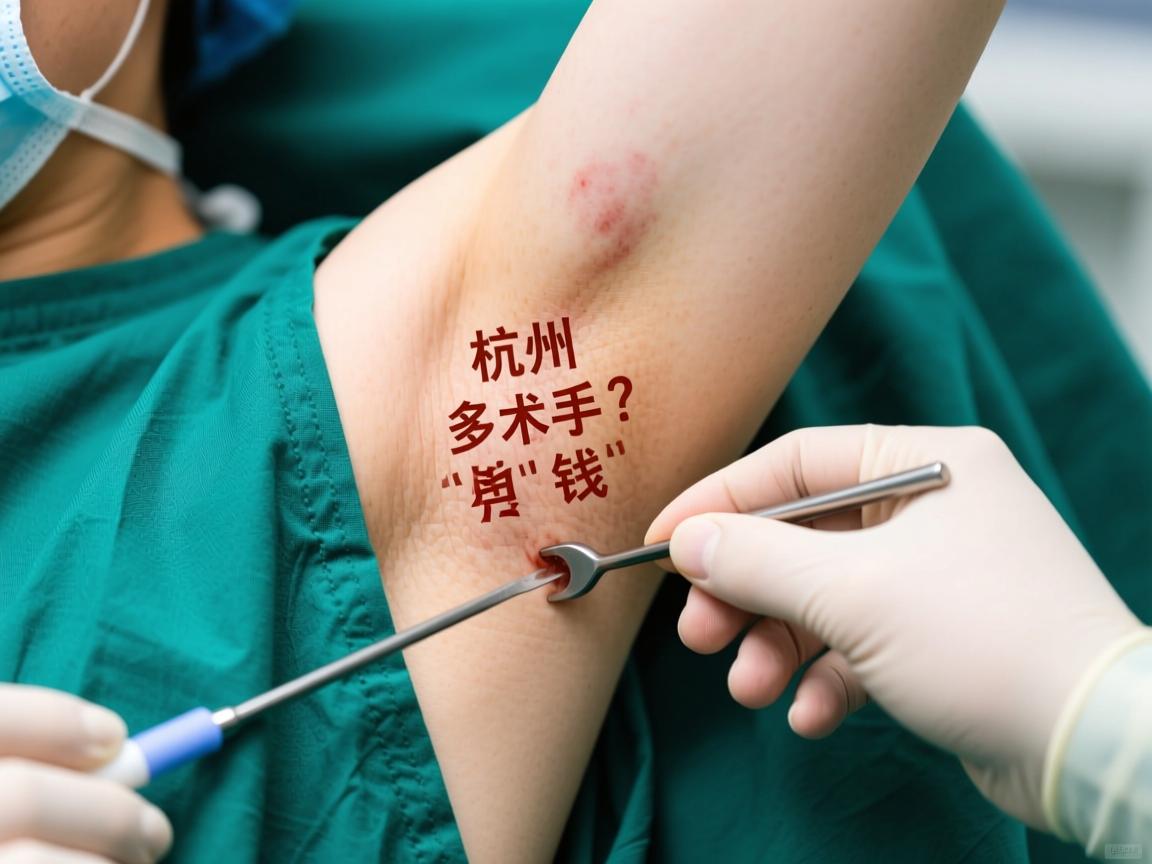 杭州腋臭手术多少钱？详解杭州腋臭手术费用构成