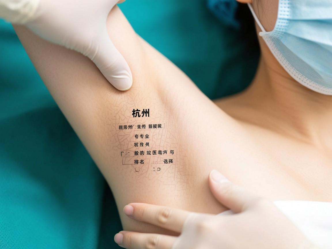 杭州腋秀解析，专业视角下的杭州腋臭治疗医院排名与选择