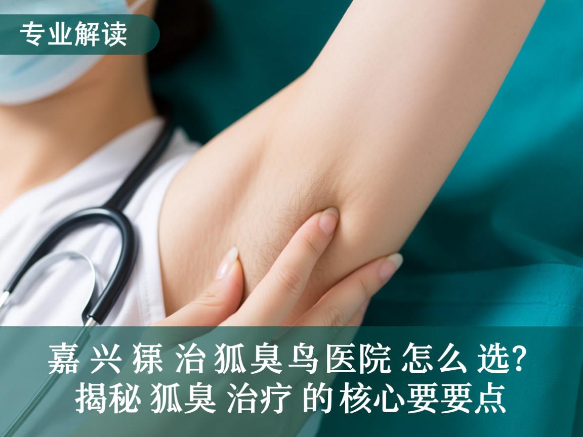 专业解读，嘉兴治狐臭医院怎么选？揭秘狐臭治疗的核心要点