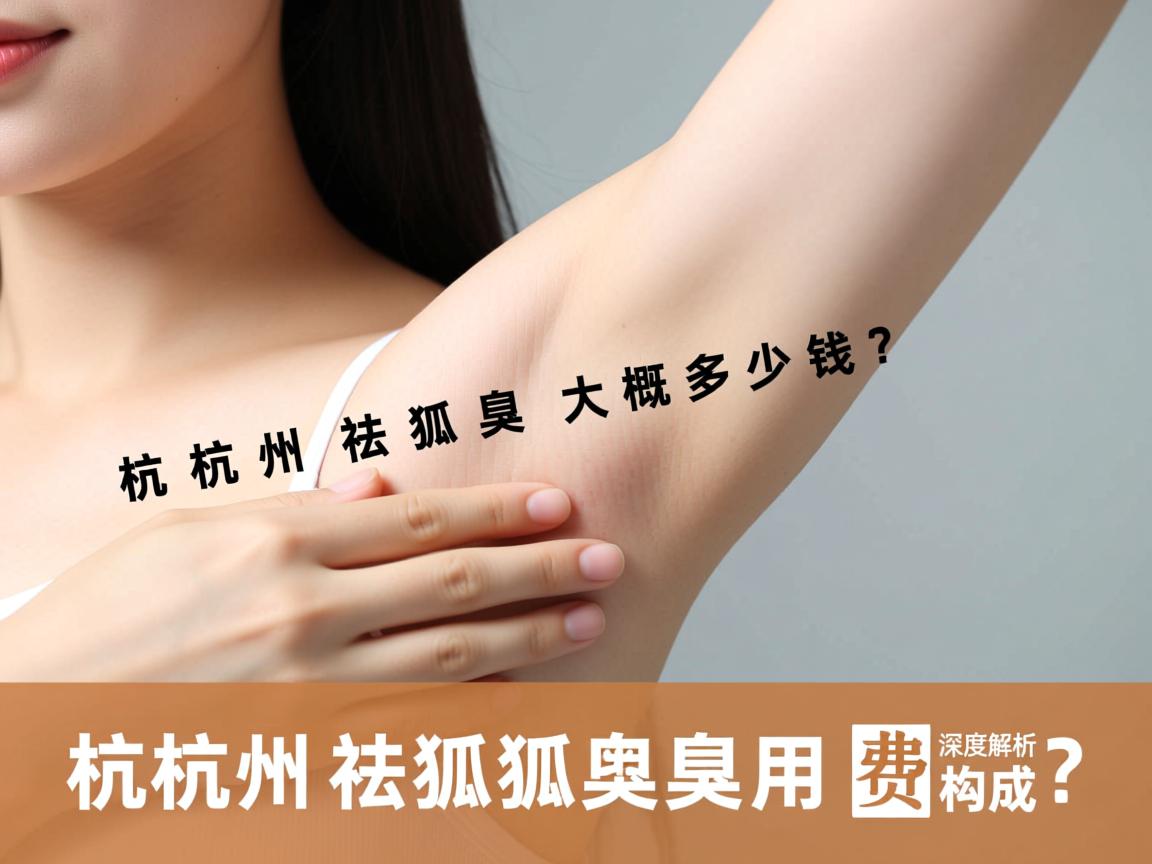杭州祛狐臭大概多少钱？深度解析杭州祛狐臭费用构成