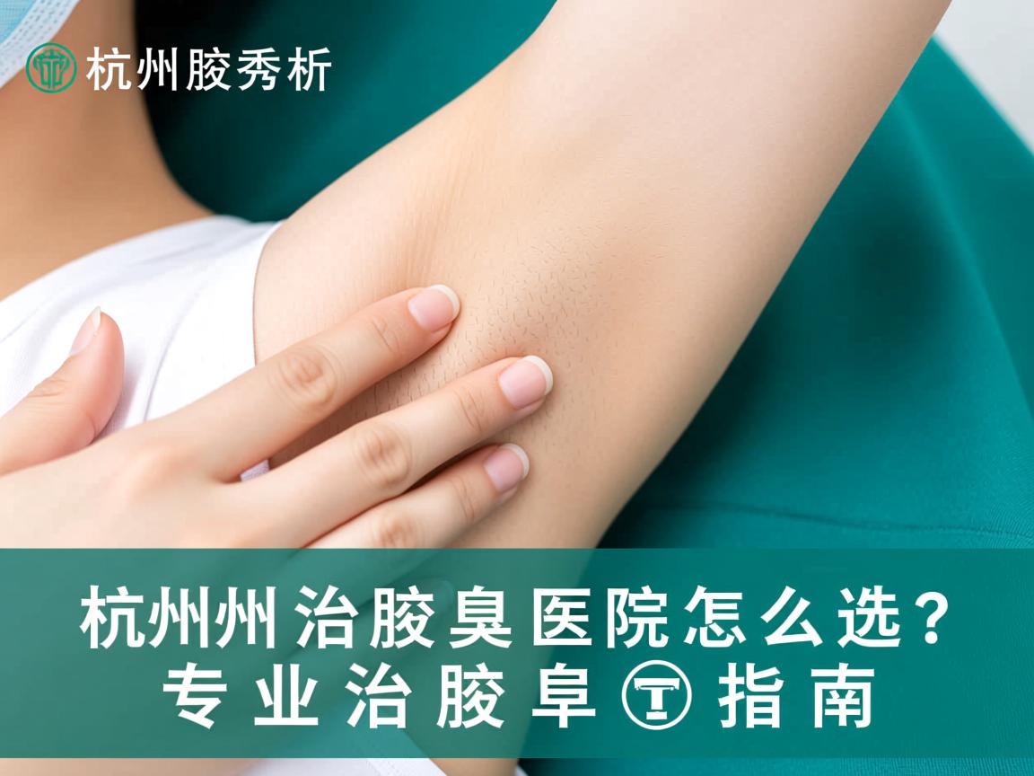 杭州腋秀解析，杭州治腋臭医院怎么选？专业治腋臭指南