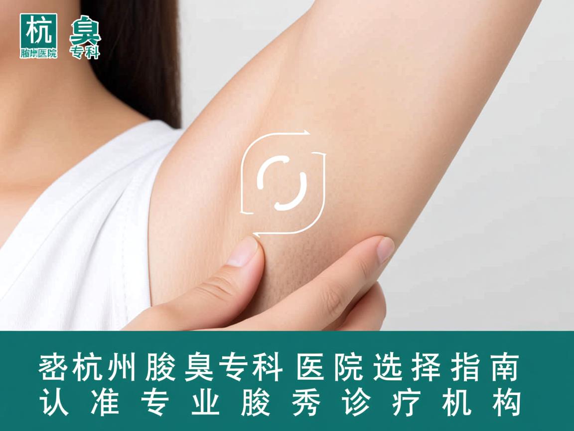 杭州腋臭专科医院选择指南，认准专业腋秀诊疗机构