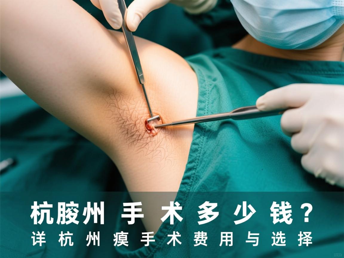 杭州腋臭手术多少钱？详解杭州腋臭手术费用与选择
