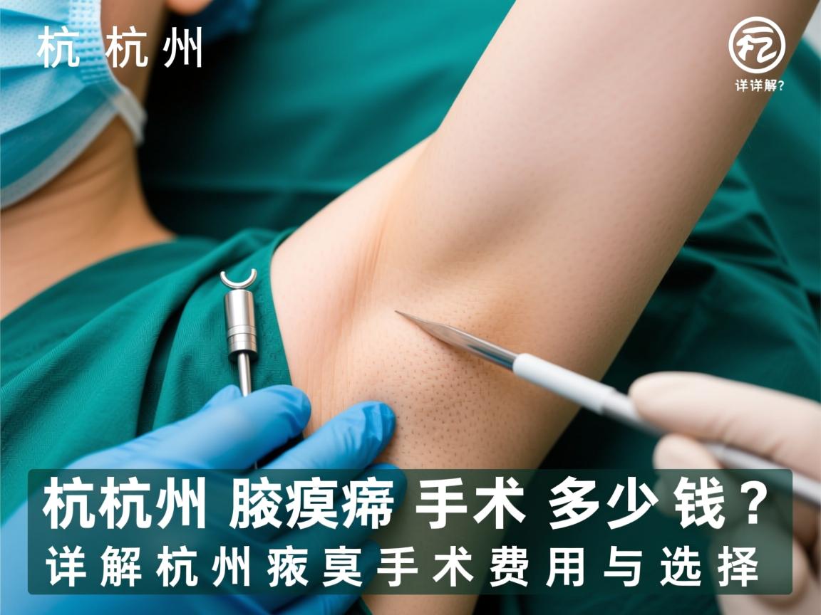 杭州腋臭手术多少钱？详解杭州腋臭手术费用与选择