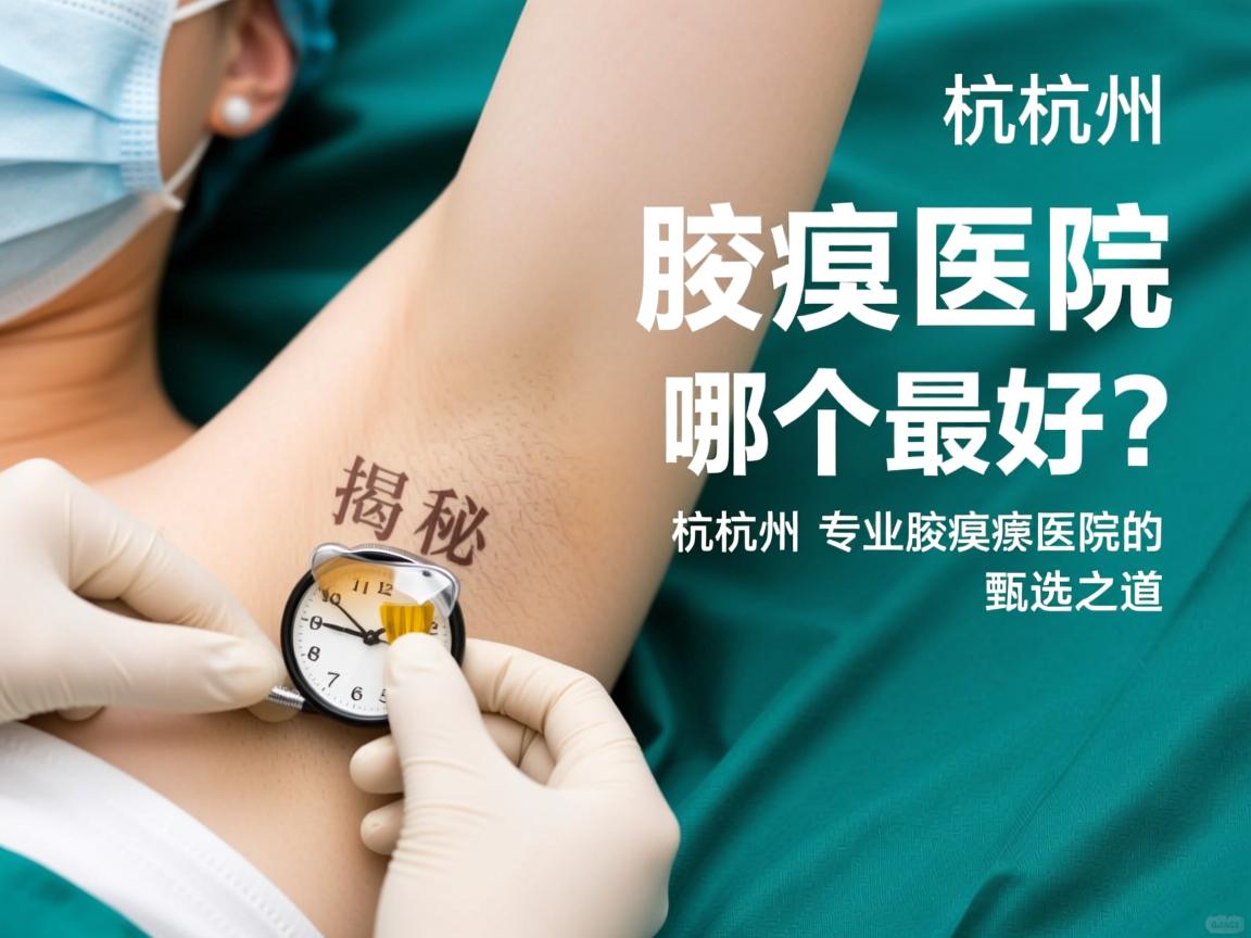 杭州腋臭医院哪个最好？揭秘杭州专业腋臭医院的甄选之道