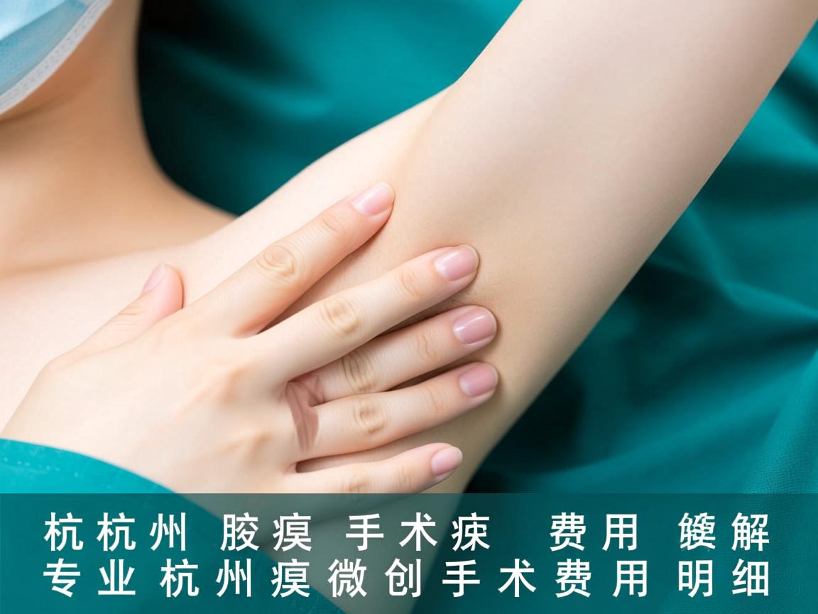 杭州腋臭手术费用解析，专业解读杭州腋臭微创手术费用明细