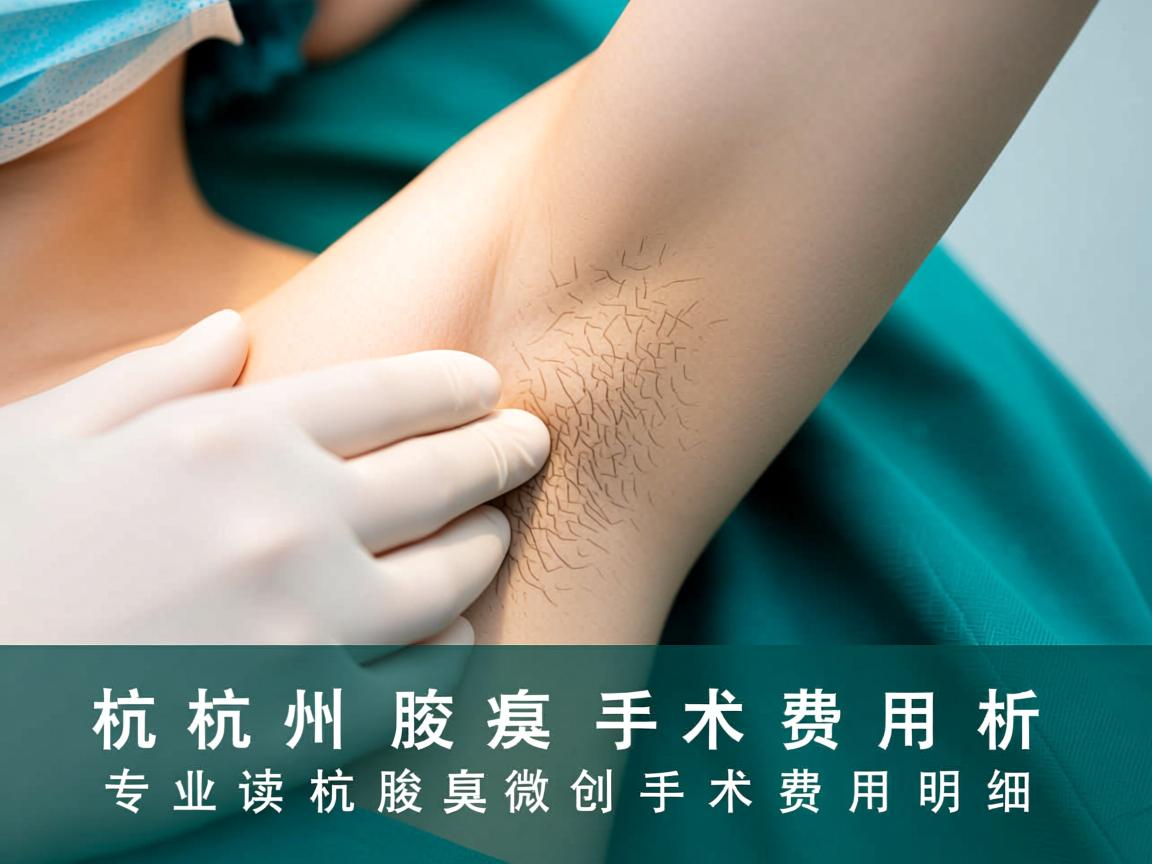 杭州腋臭手术费用解析，专业解读杭州腋臭微创手术费用明细