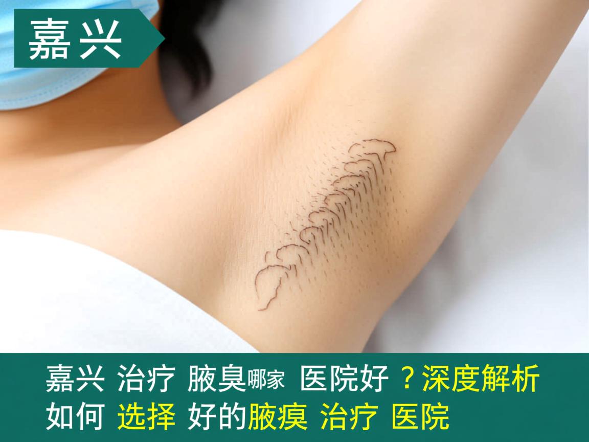 嘉兴治疗腋臭哪家医院好？深度解析如何选择好的腋臭治疗医院