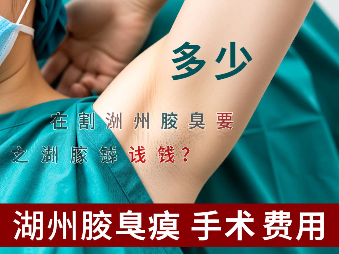 在湖州割腋臭要多少钱？详解湖州腋臭手术费用