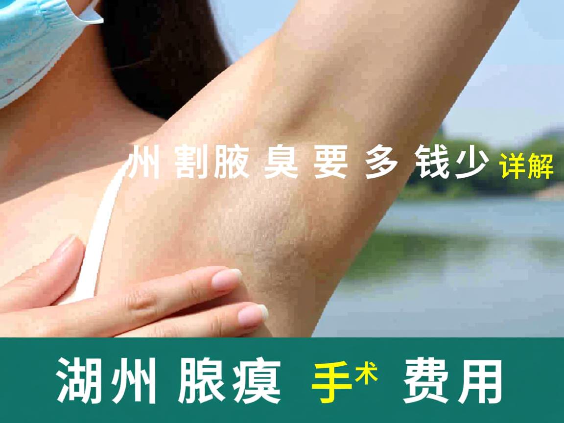在湖州割腋臭要多少钱？详解湖州腋臭手术费用