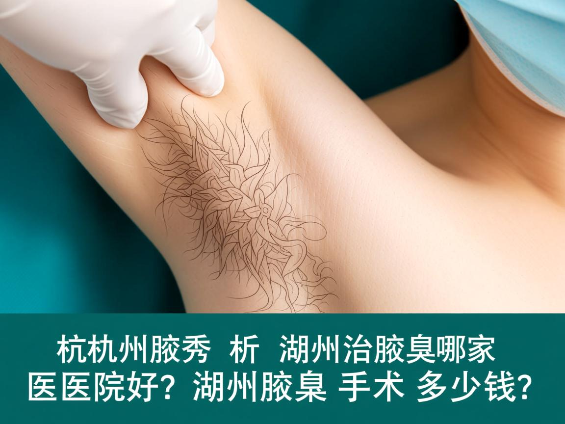杭州腋秀解析，湖州治腋臭哪家医院好？湖州腋臭手术多少钱？