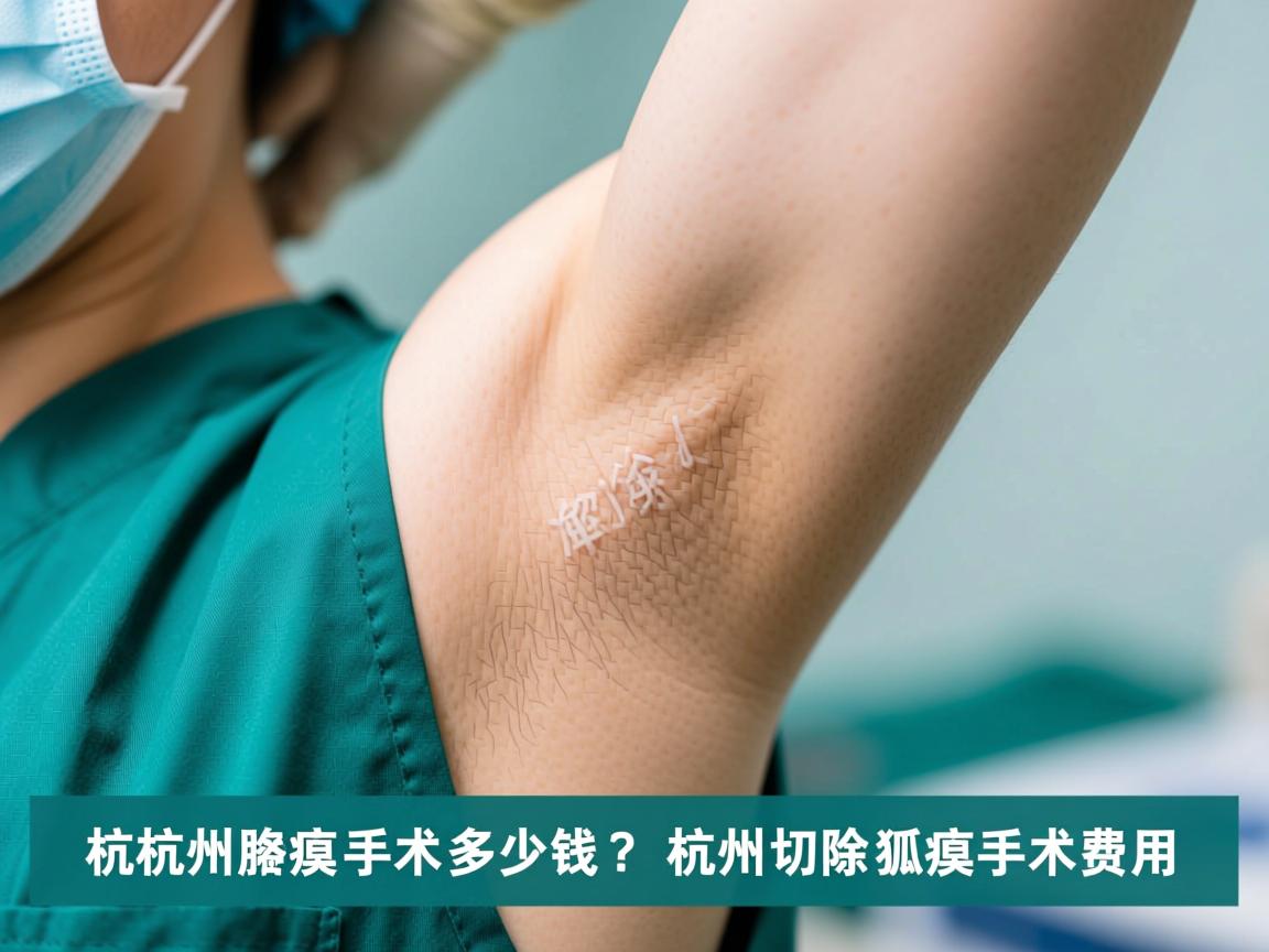 杭州腋臭手术多少钱？详解杭州切除狐臭手术费用