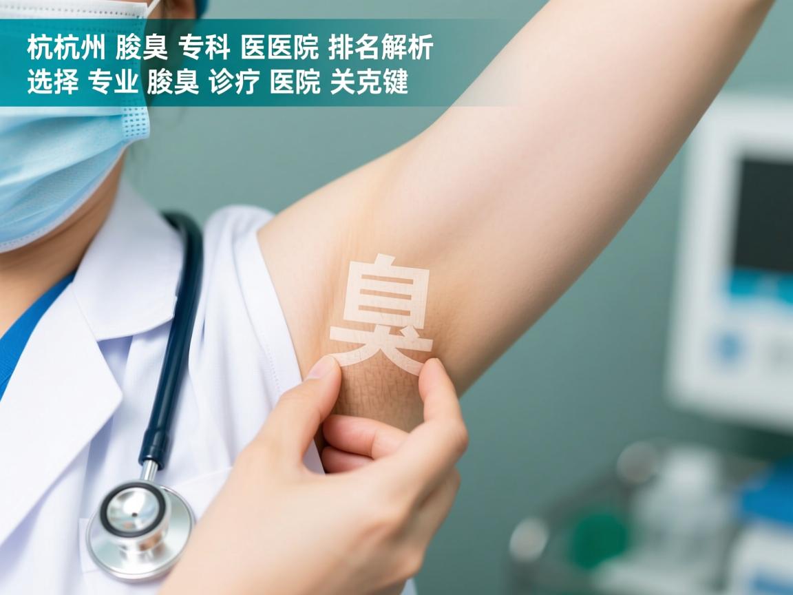杭州腋臭专科医院排名解析，选择专业腋臭诊疗医院的关键
