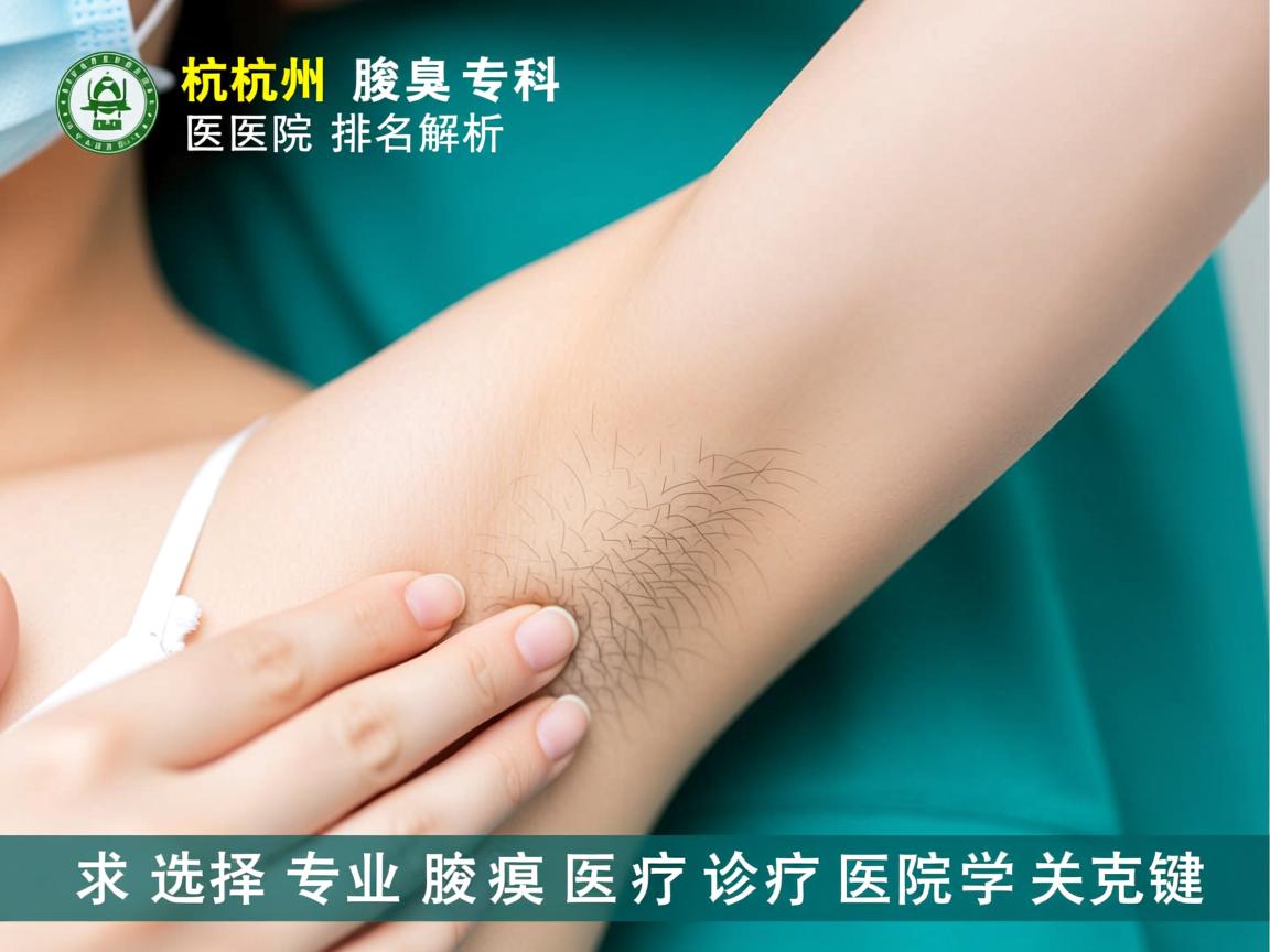 杭州腋臭专科医院排名解析，选择专业腋臭诊疗医院的关键