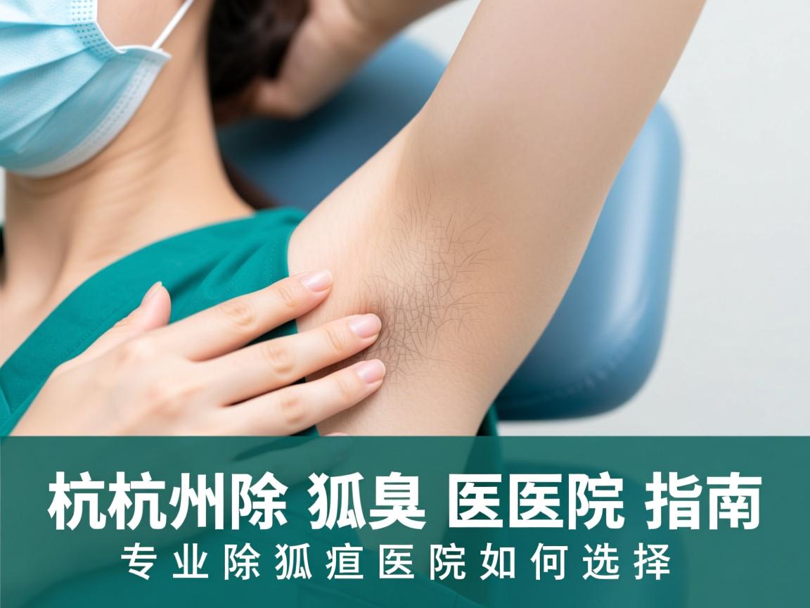 杭州除狐臭医院指南，专业除狐臭医院如何选择