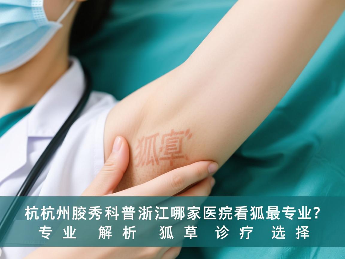 杭州腋秀科普，浙江哪家医院看狐臭最专业？专业解析狐臭诊疗选择