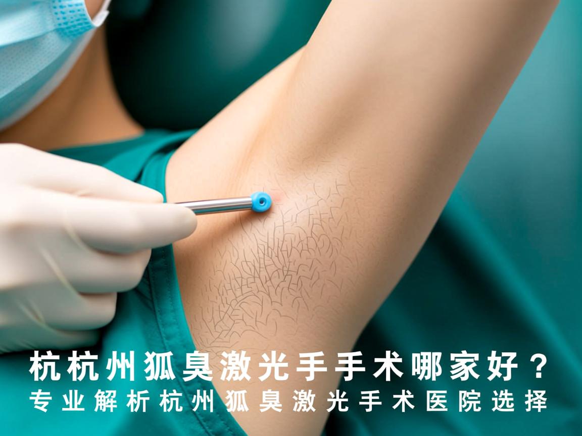 杭州狐臭激光手术哪家好？专业解析杭州狐臭激光手术医院选择