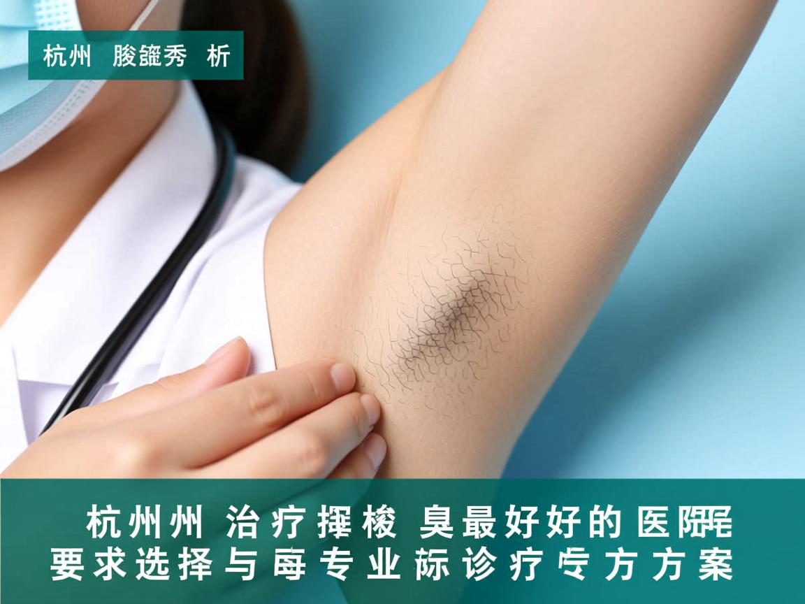 杭州腋秀解析，杭州治疗腋臭最好的医院选择与专业诊疗方案