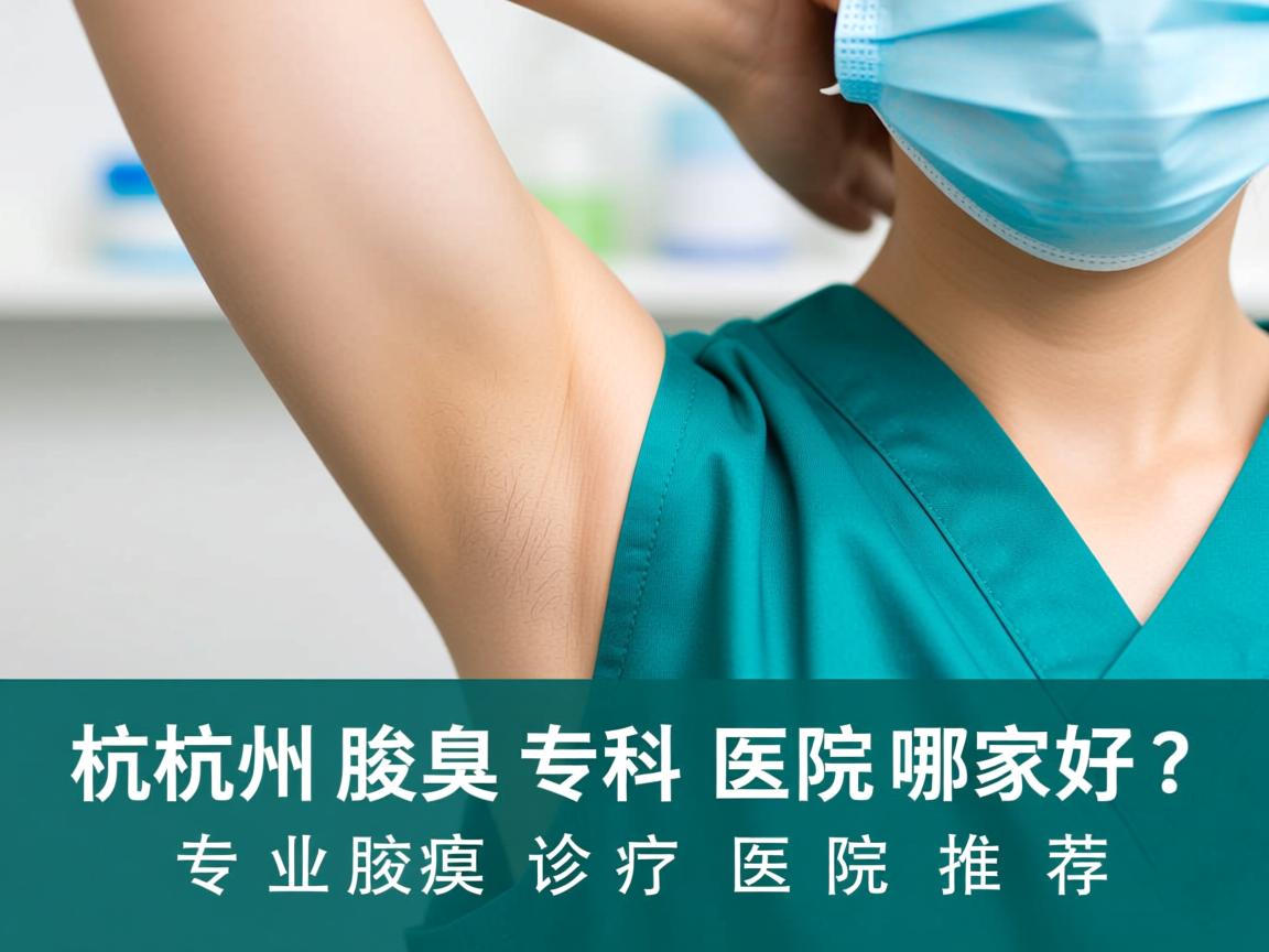 杭州腋臭专科医院哪家好？专业腋臭诊疗医院推荐