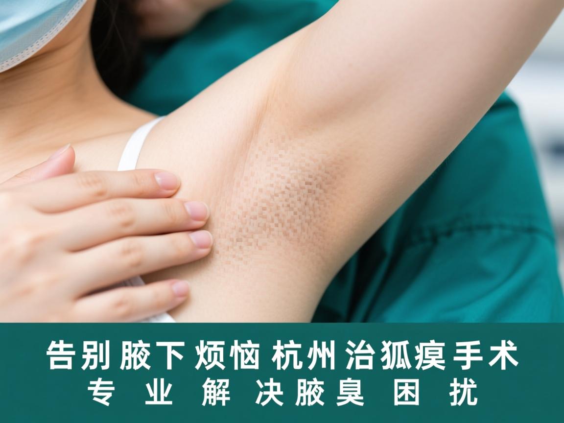 告别腋下烦恼，杭州治狐臭手术，专业解决腋臭困扰