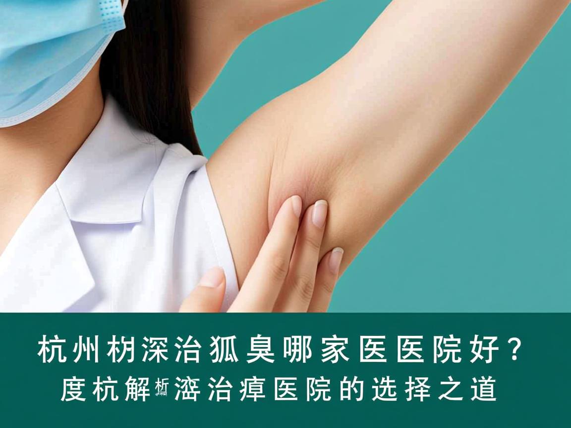 杭州治狐臭哪家医院好？深度解析杭州治狐臭医院的选择之道