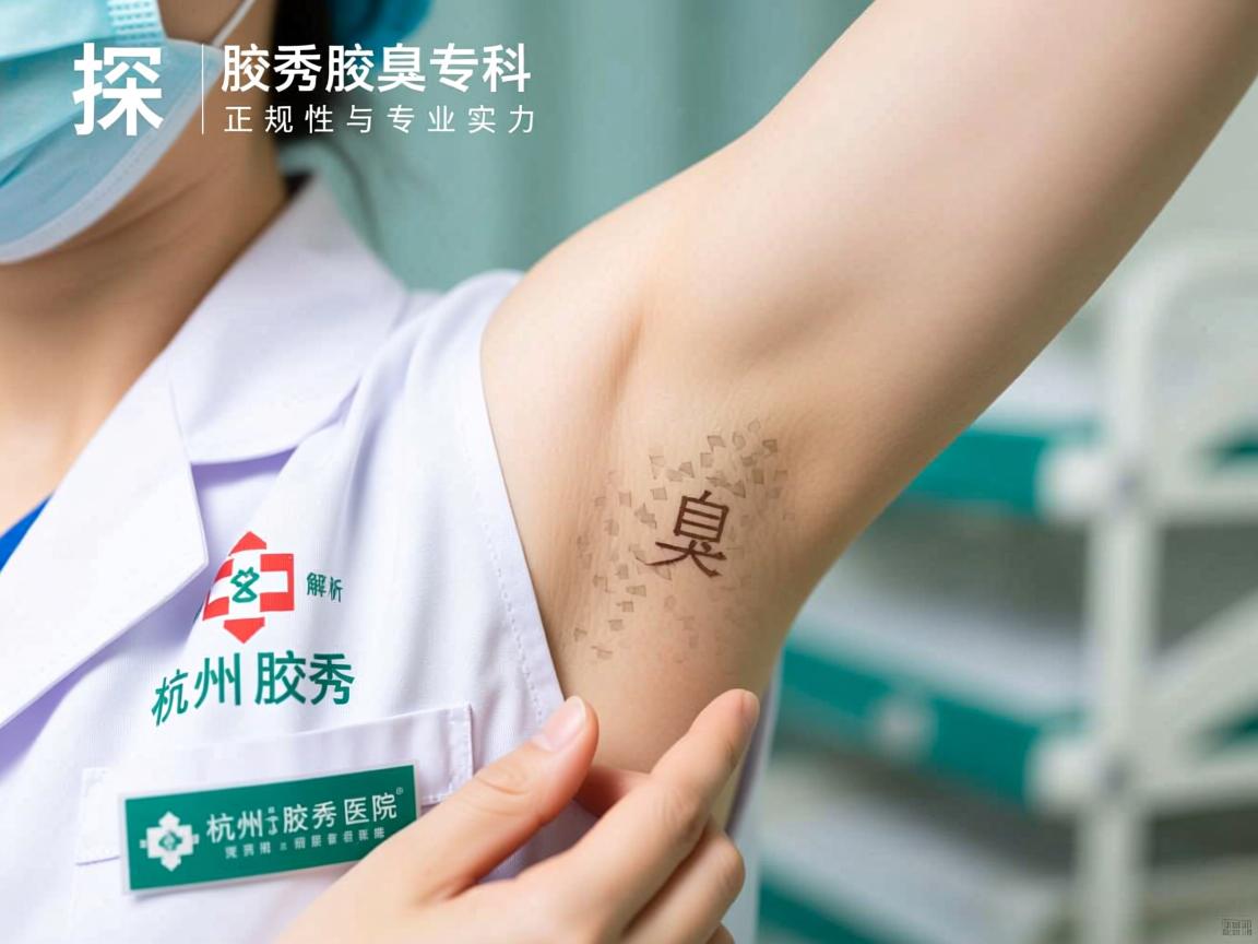 探访杭州腋秀腋臭专科，解析杭州腋秀医院正规性与专业实力