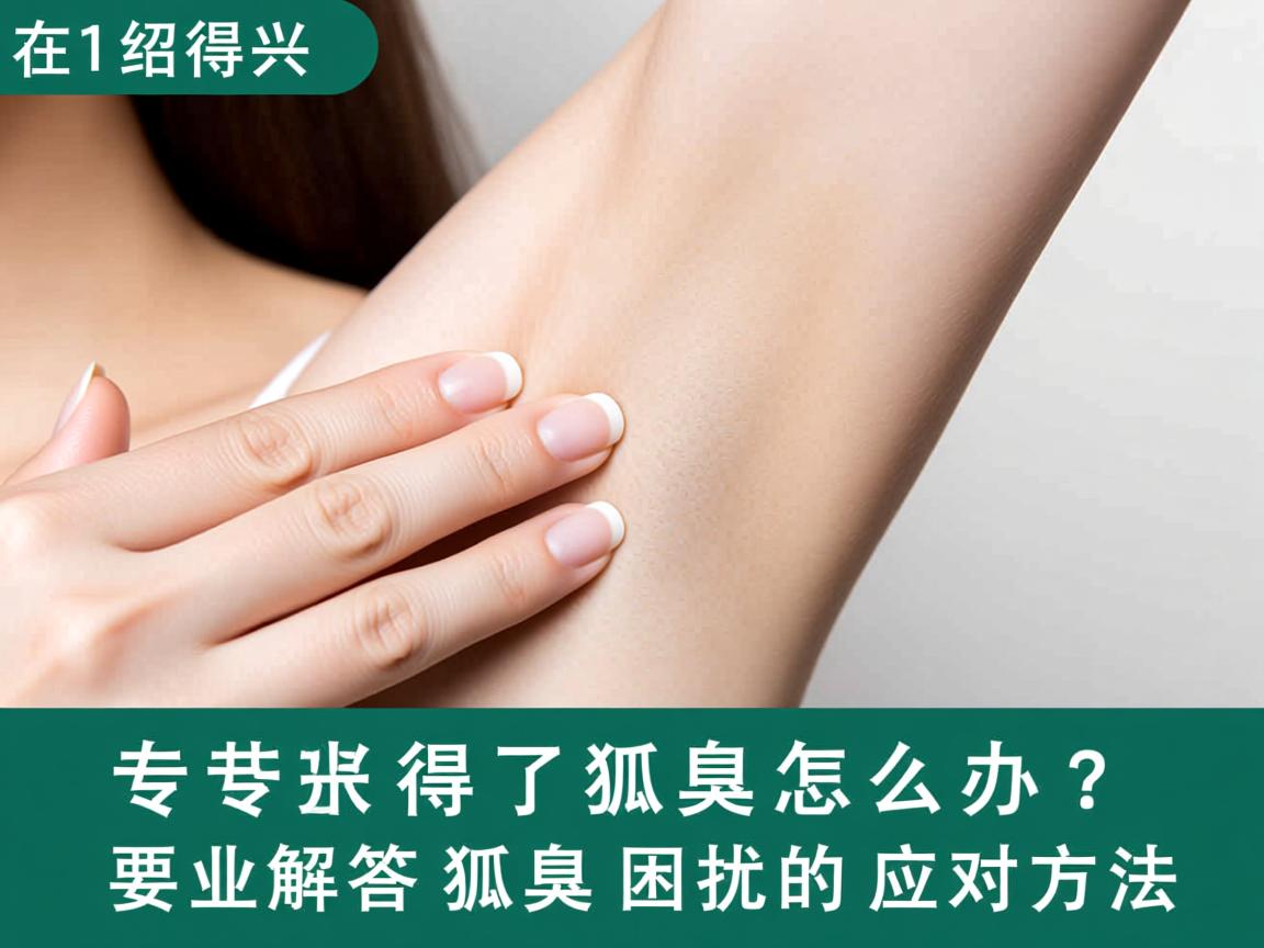 在绍兴得了狐臭怎么办？专业解答狐臭困扰的应对方法