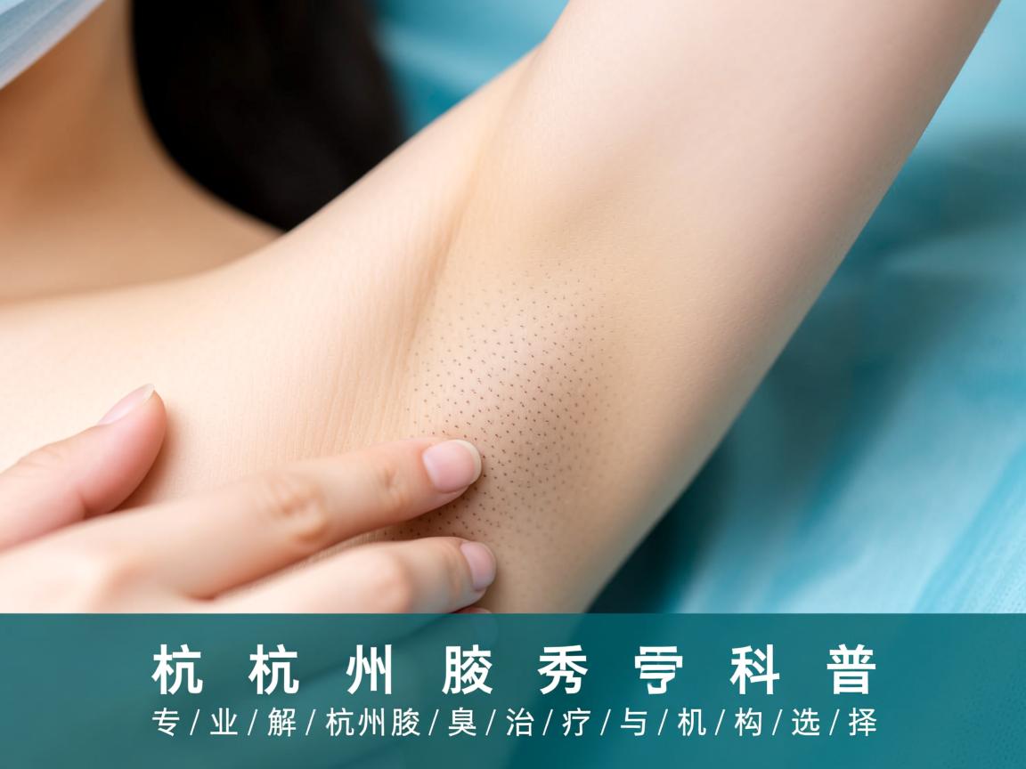 杭州腋秀科普，专业解析杭州腋臭治疗与机构选择