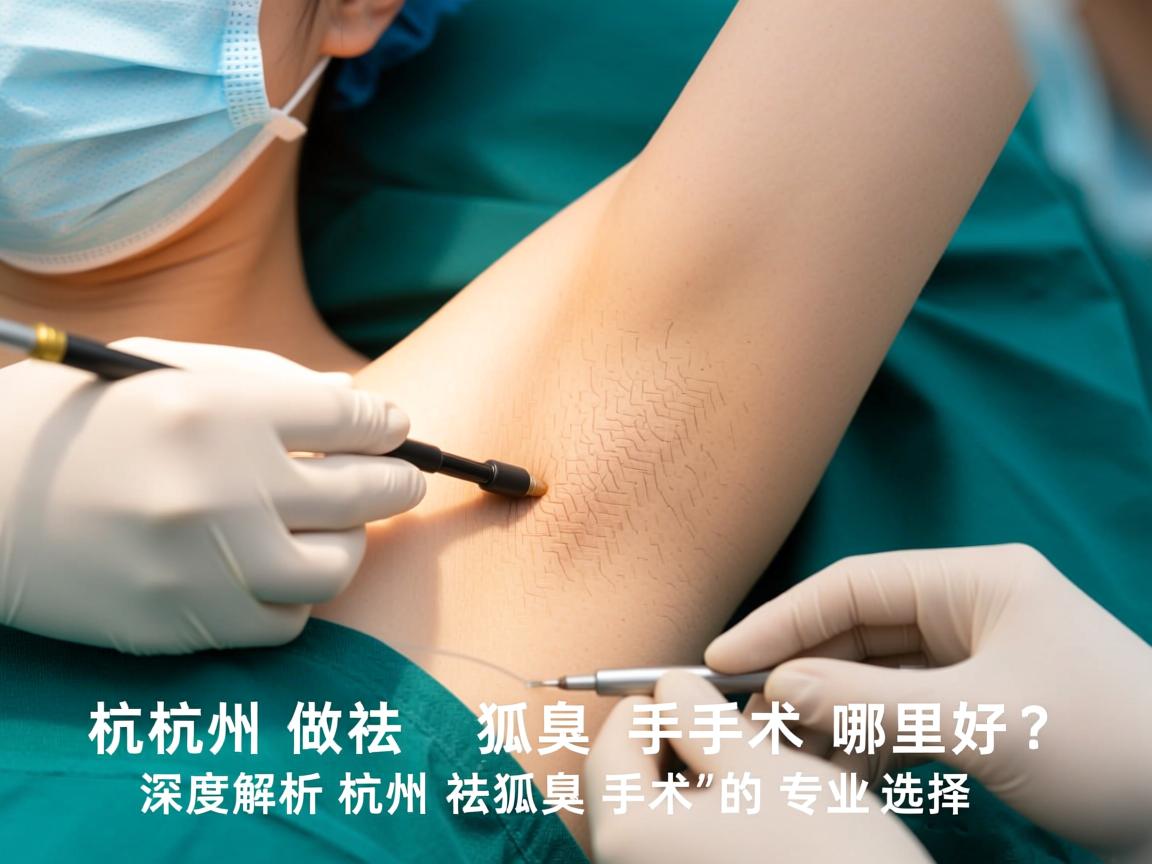 杭州做祛狐臭手术哪里好？深度解析杭州祛狐臭手术的专业选择