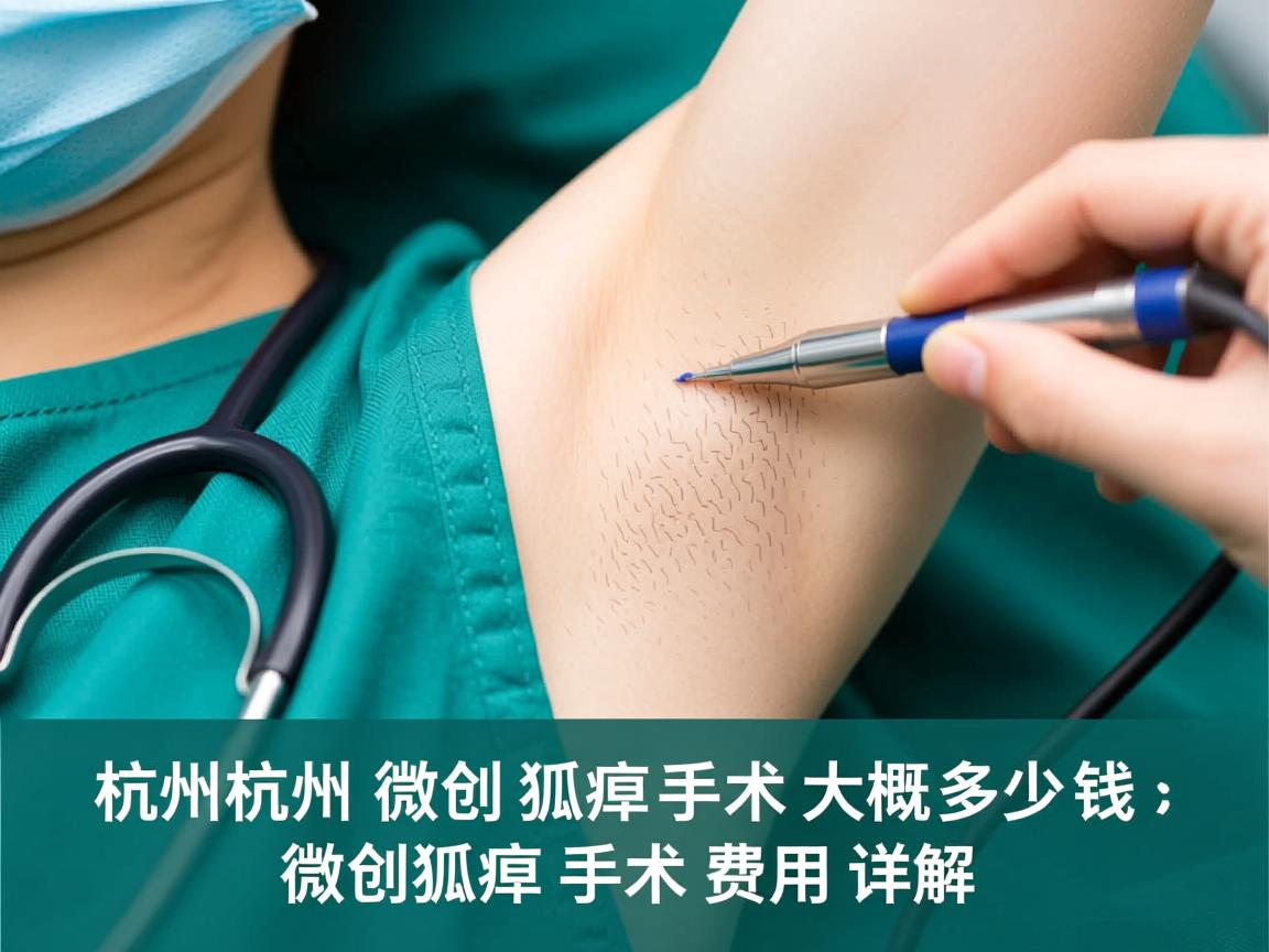 杭州腋秀解析，杭州微创狐臭手术大概多少钱，微创狐臭手术费用详解