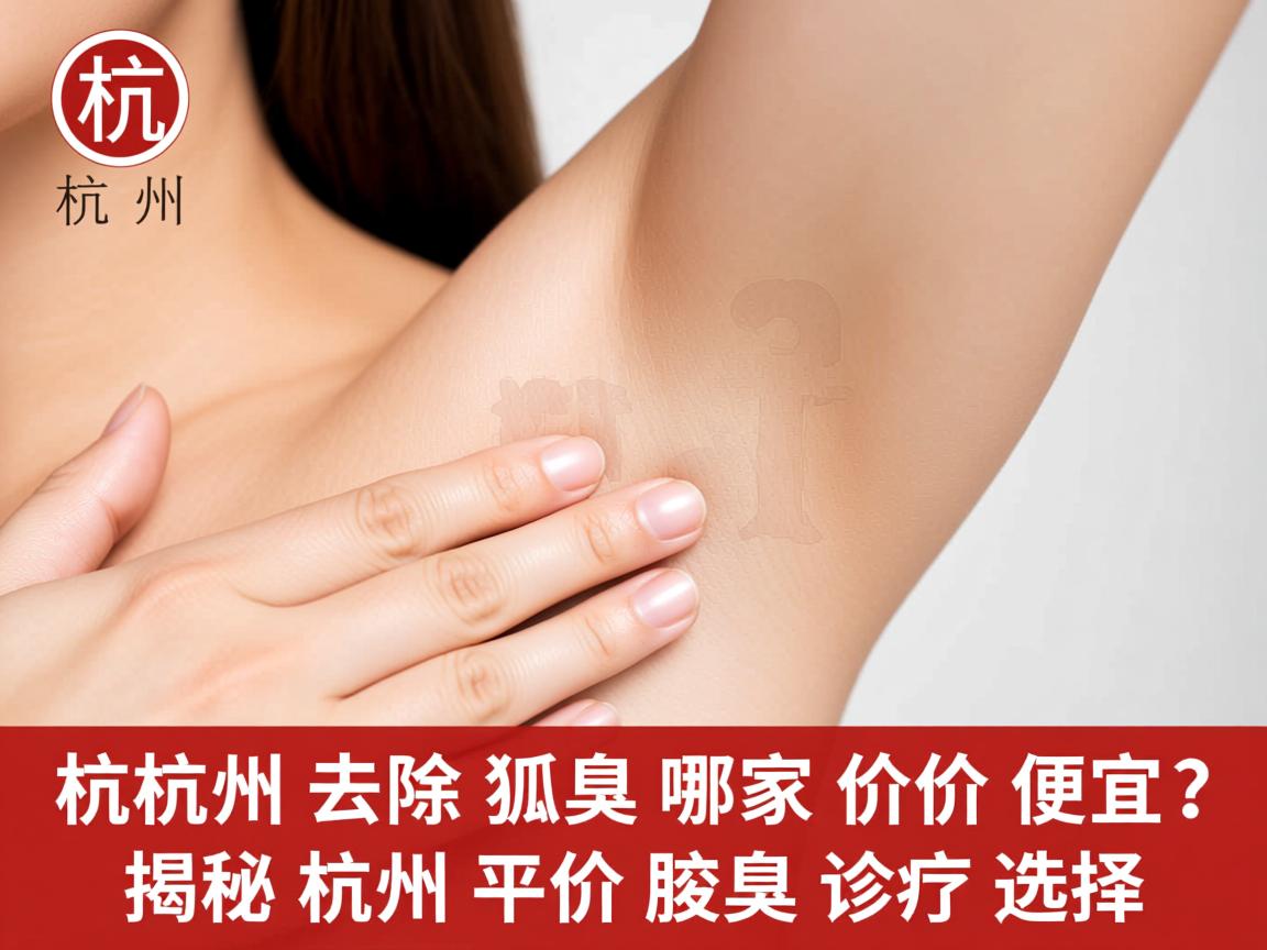 杭州去除狐臭哪家价格便宜？揭秘杭州平价腋臭诊疗选择