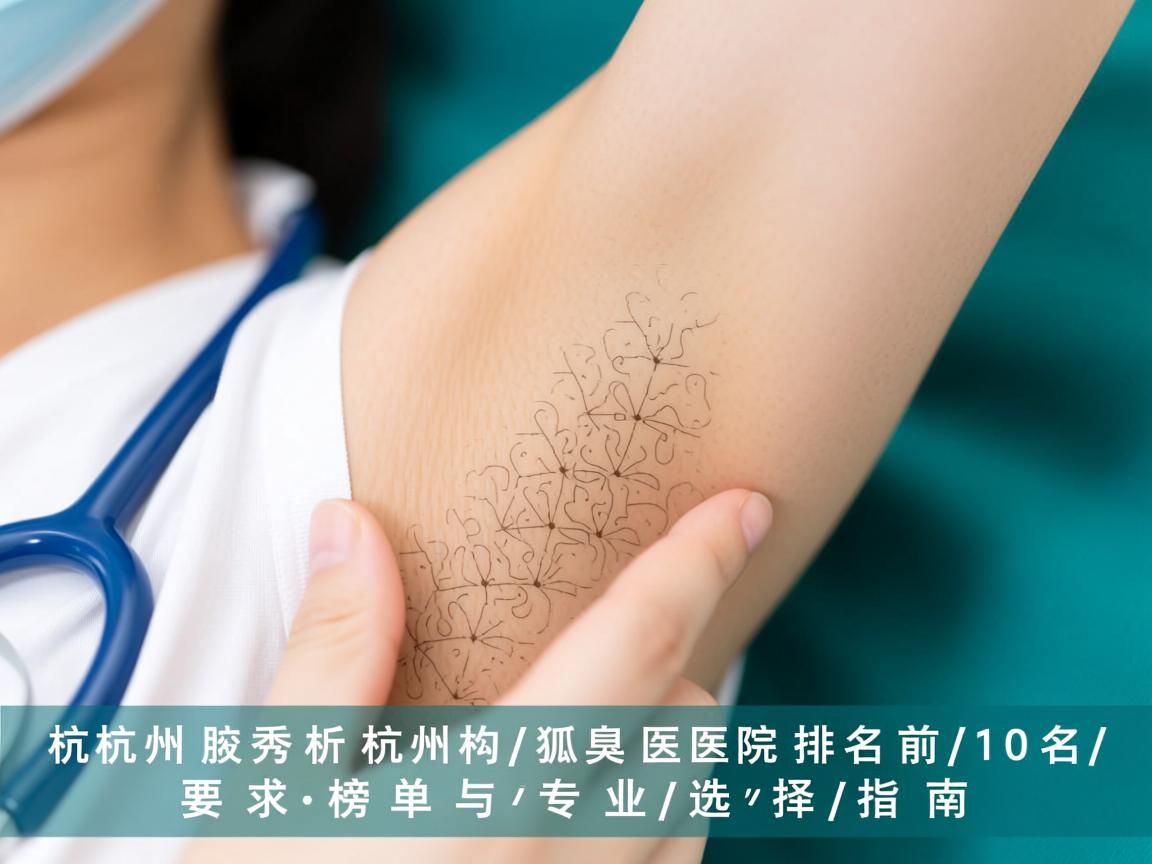 杭州腋秀解析，杭州狐臭医院排名前十名榜单与专业选择指南