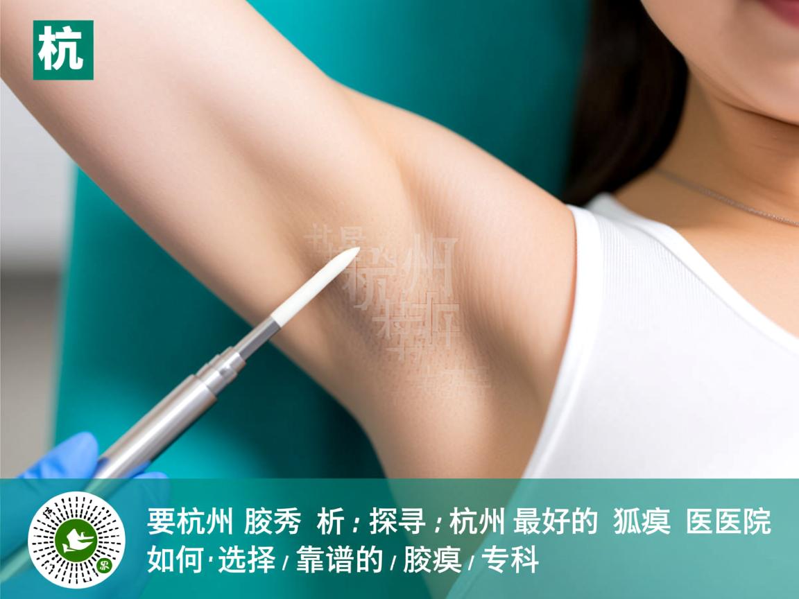 杭州腋秀解析，探寻杭州最好的狐臭医院，如何选择靠谱的腋臭专科