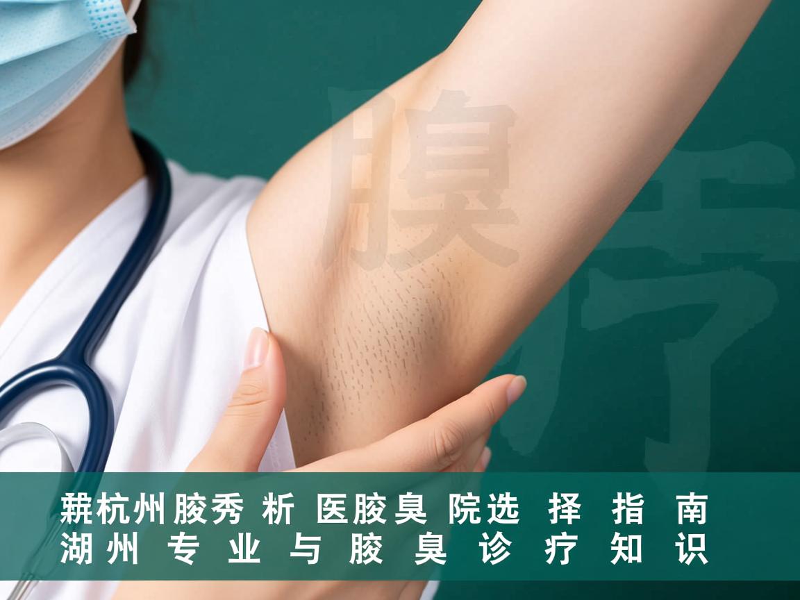 杭州腋秀解析，湖州专业腋臭医院选择指南与腋臭诊疗知识