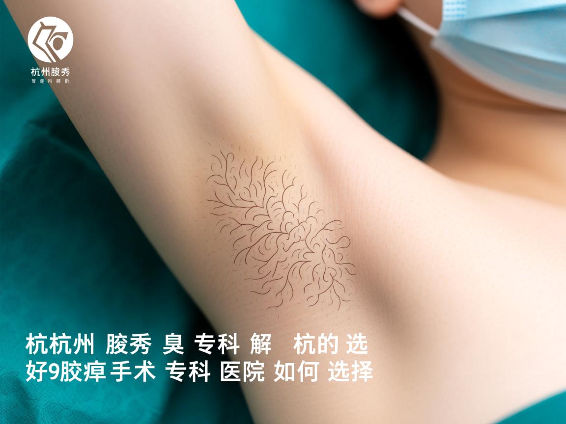杭州腋秀腋臭专科解析，杭州最好的腋臭手术专科医院如何选择