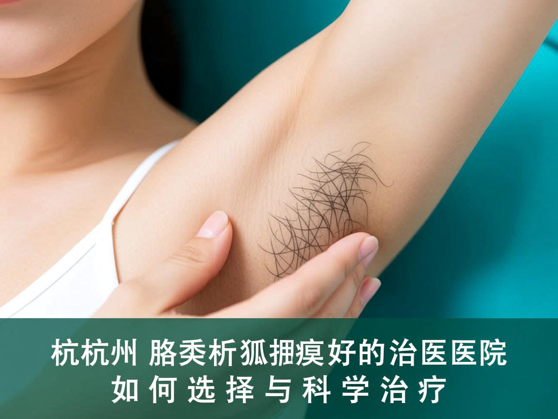 杭州腋秀解析，杭州狐臭好的治医院如何选择与科学治疗
