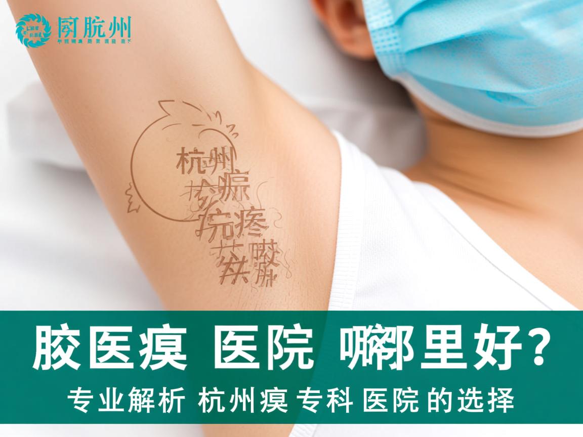 杭州腋臭医院哪里好？专业解析杭州腋臭专科医院的选择