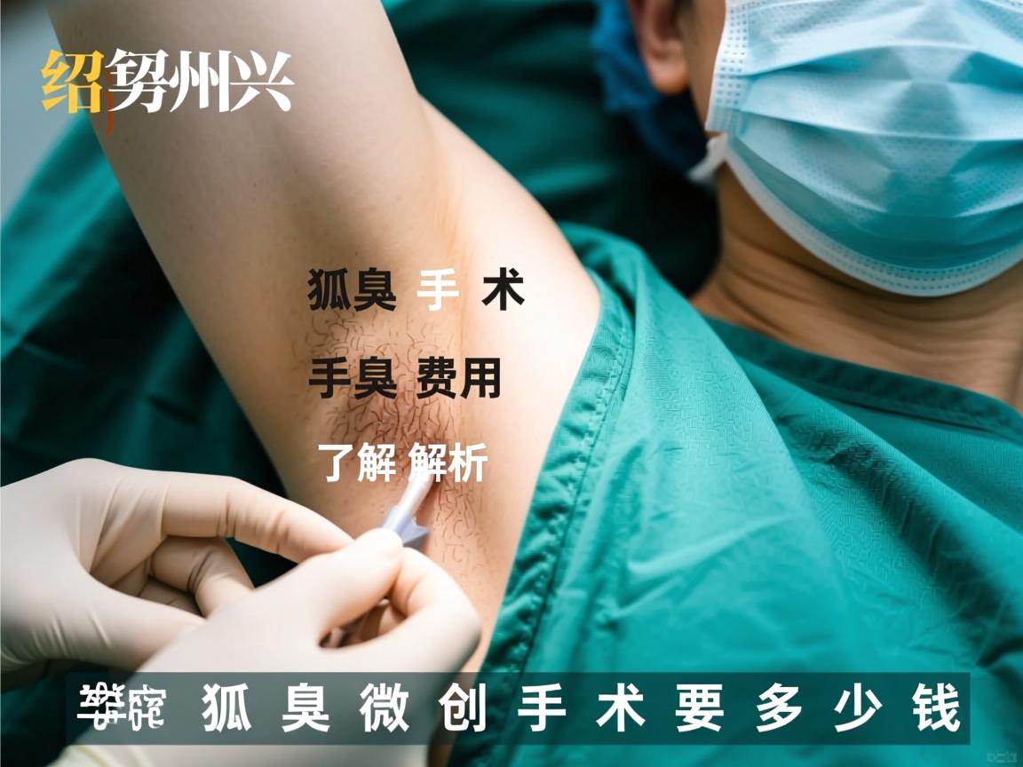 绍兴狐臭手术费用解析，了解狐臭微创手术要多少钱