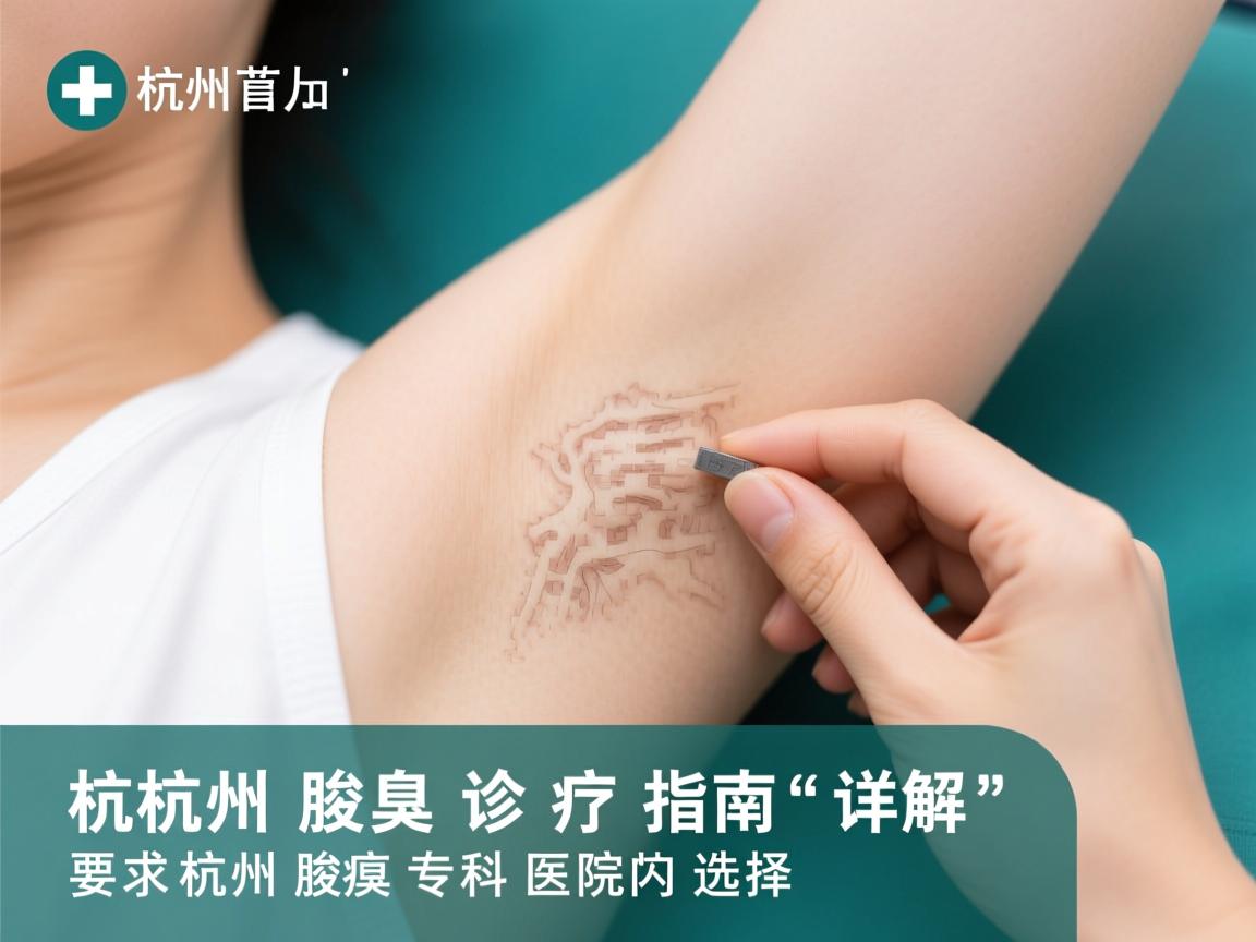 杭州腋臭诊疗指南，详解杭州腋臭专科医院的选择