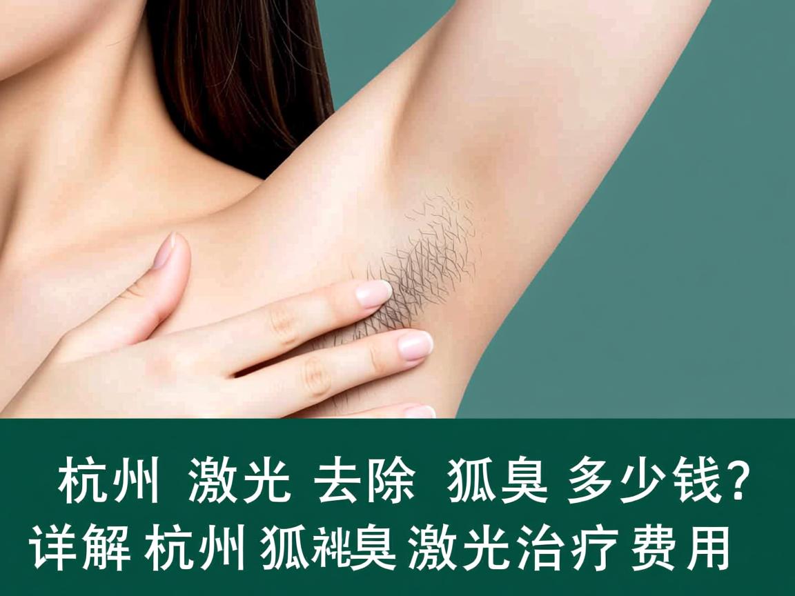 杭州激光去除狐臭多少钱？详解杭州狐臭激光治疗费用