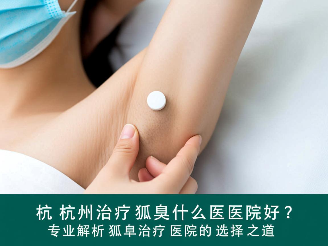 杭州治疗狐臭什么医院好？专业解析狐臭治疗医院的选择之道