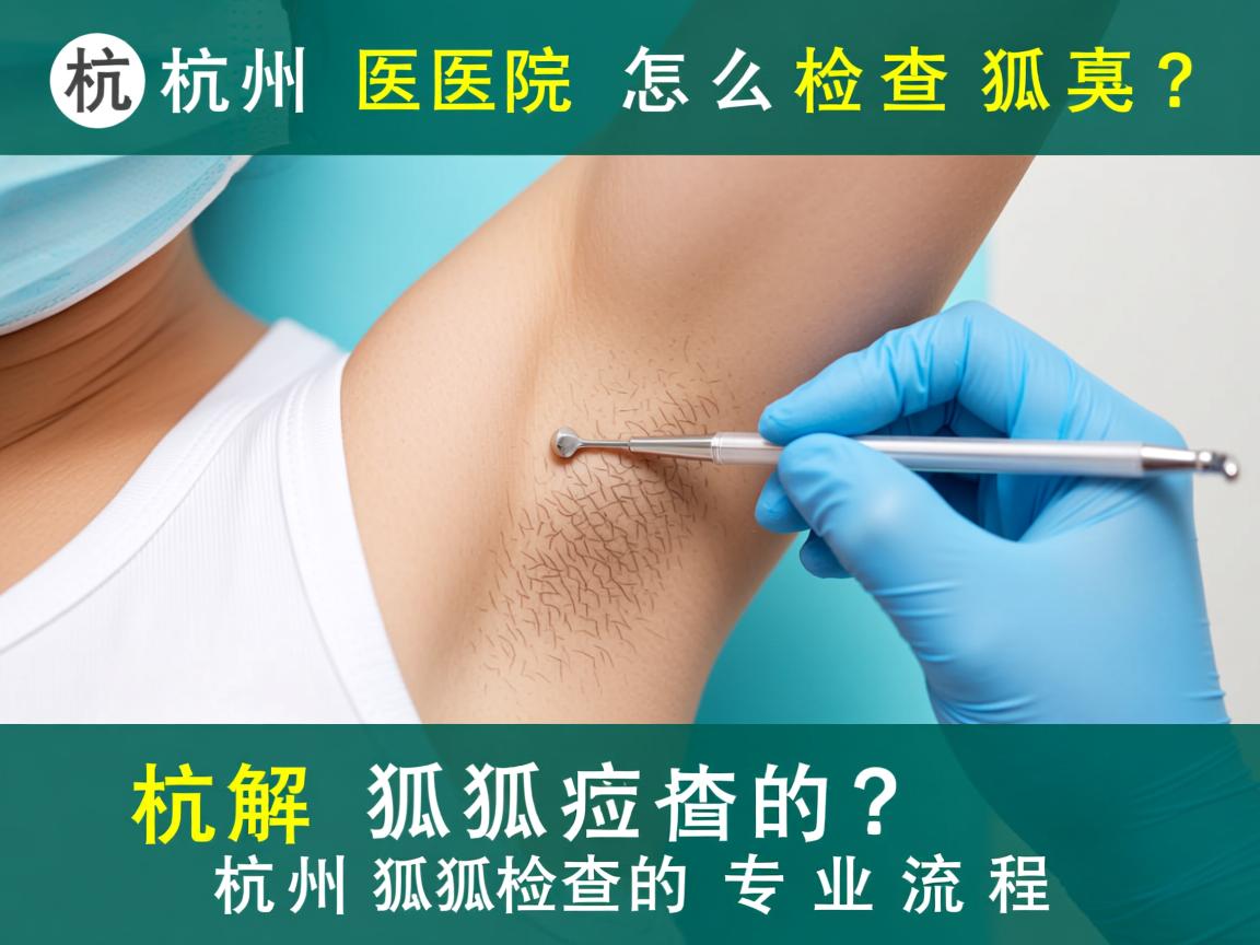 杭州医院怎么检查狐臭？详解杭州狐臭检查的专业流程