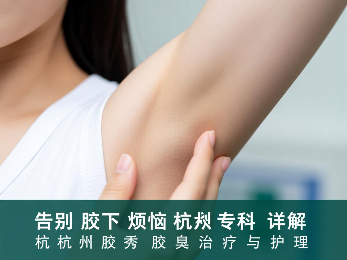 告别腋下烦恼，杭州腋秀专科详解腋臭治疗与护理
