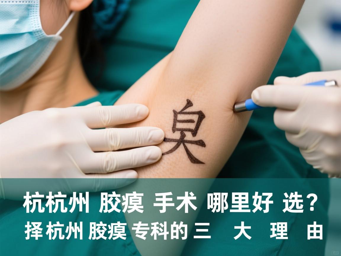 杭州腋臭手术哪里好？选择杭州腋臭专科的三大理由