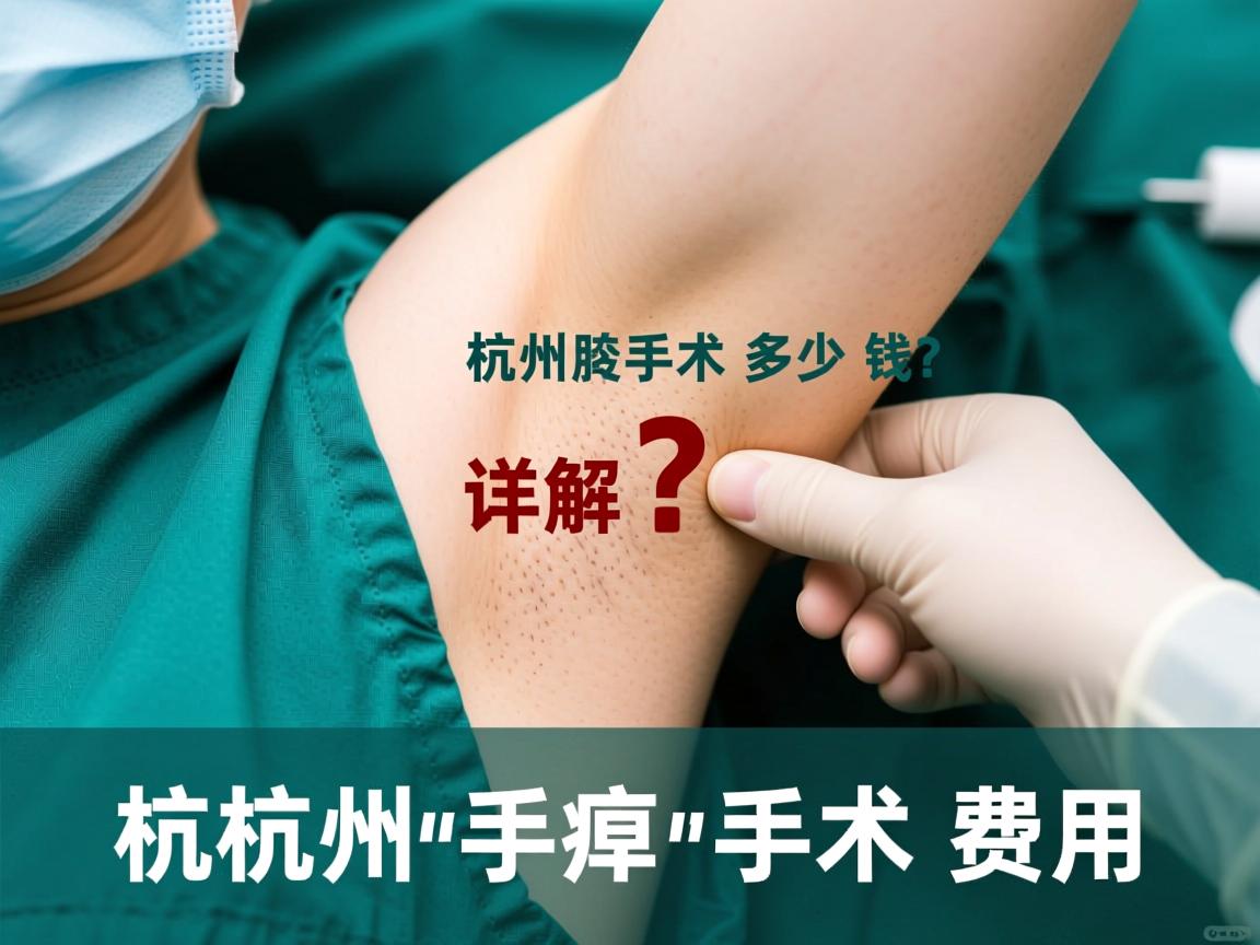 杭州腋臭手术多少钱？详解杭州腋臭手术费用