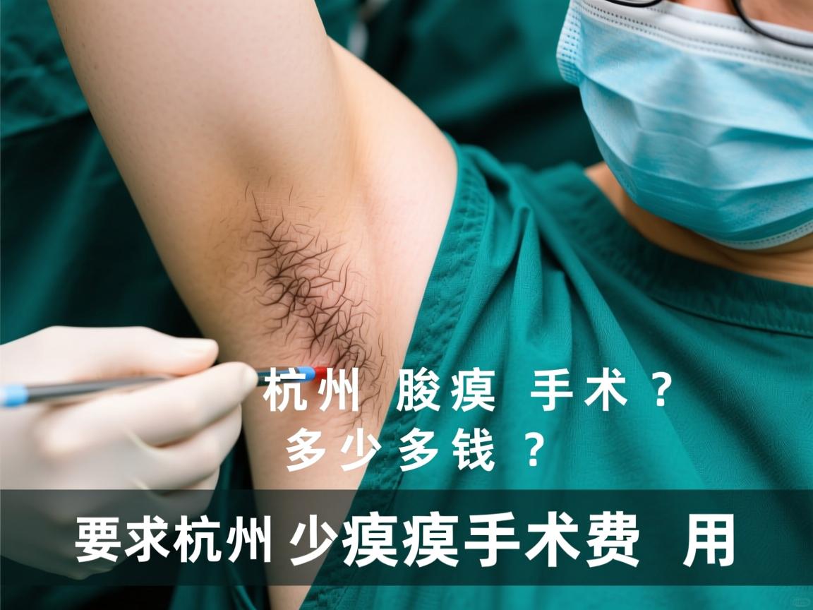 杭州腋臭手术多少钱？详解杭州腋臭手术费用