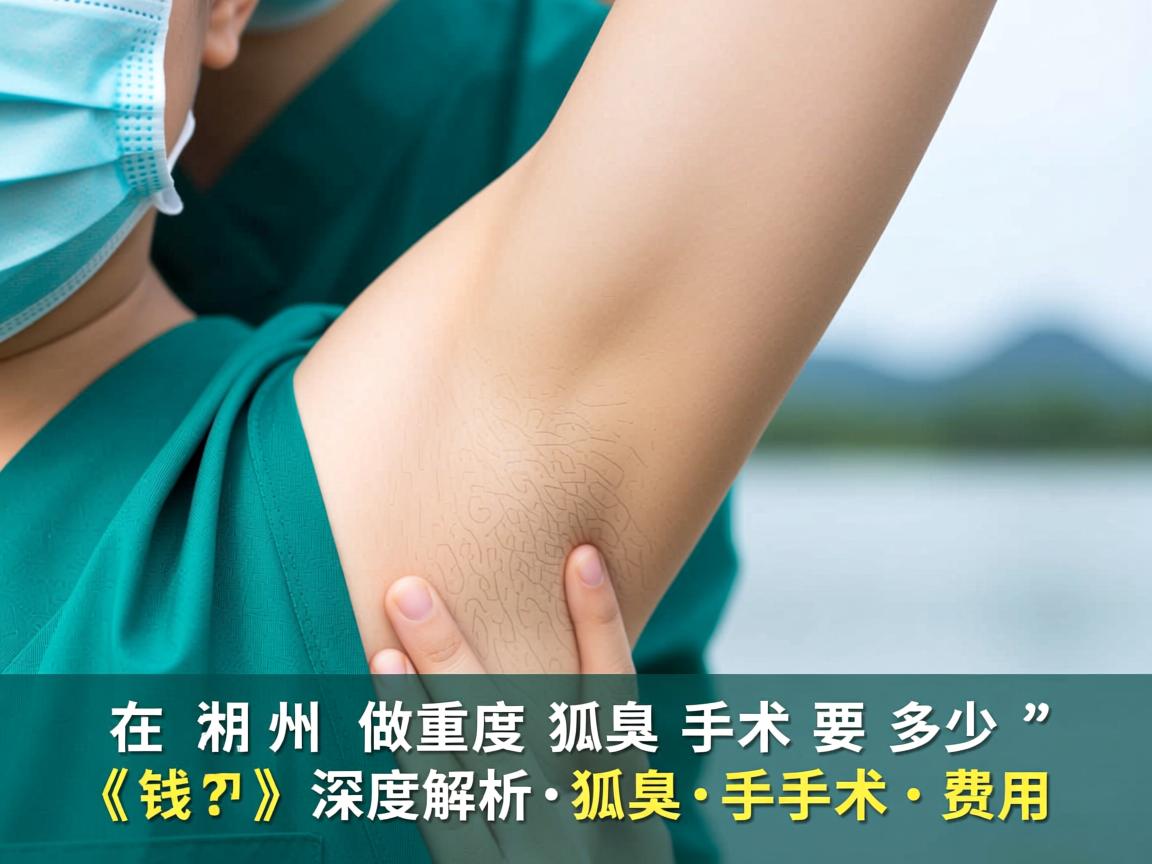 在湖州做重度狐臭手术要多少钱？深度解析狐臭手术费用