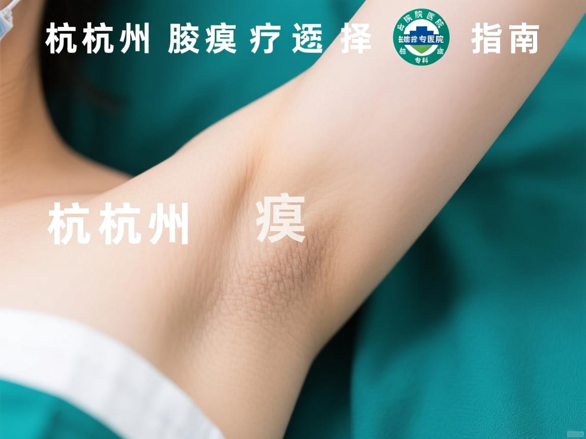 杭州腋臭诊疗选择指南，详解杭州腋臭专科医院与综合医院对比